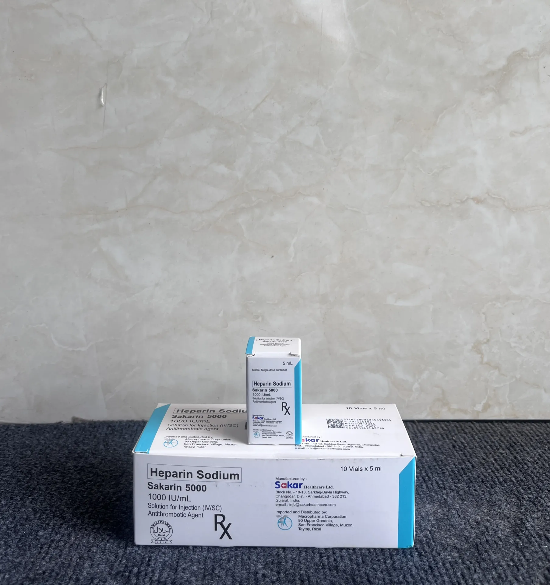 Heparin Sodium 1000 IU/mL — product photo
