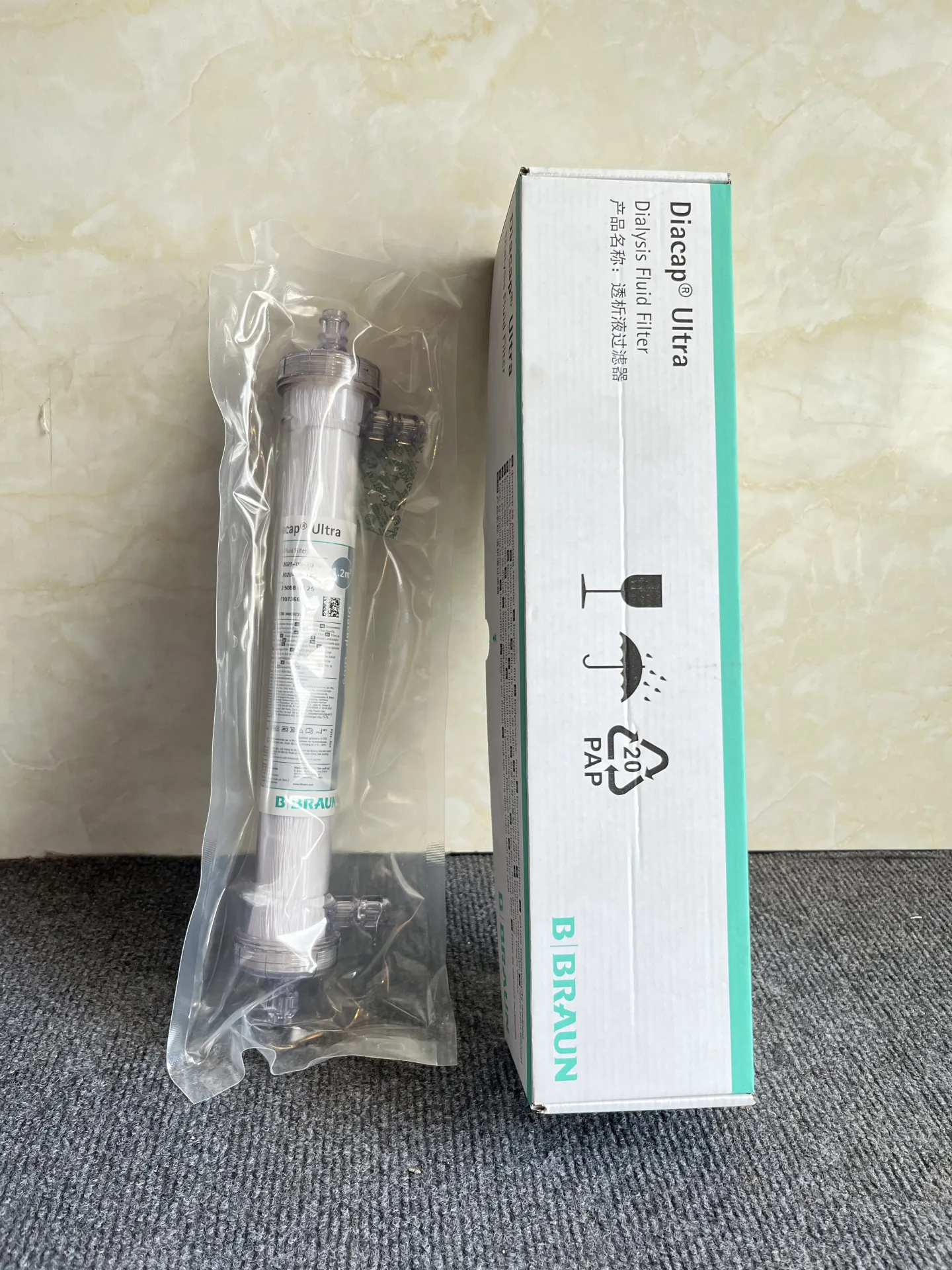 Diacap Ultra Dialysis Fluid Filter — product photo